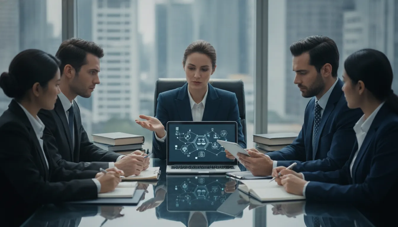 The best sex crime lawyers discussing a case and planning a strong legal defense strategy.